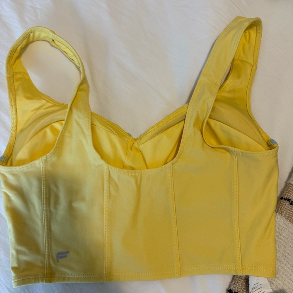 Fabletics Yellow Sports Bra - Picture 4 of 5
